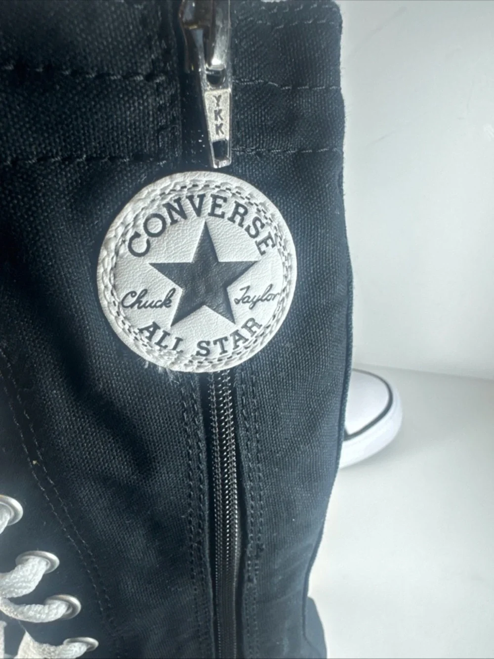 Converse Chuck Taylor All Star XX High Black White Lace-Up Size 2Y Kid’s Shoes